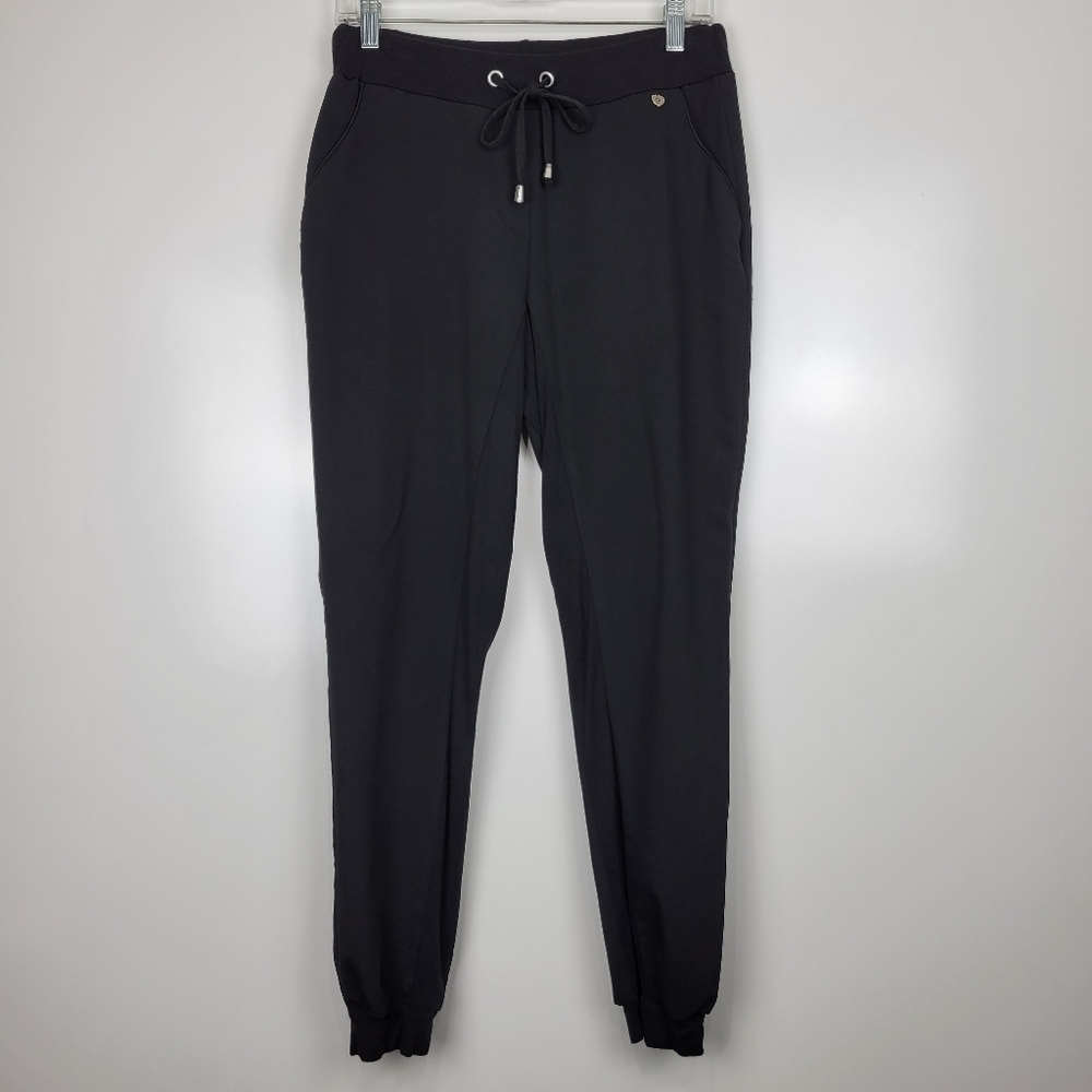 Rinascimento Black Drawstring Jogger Pants Size Medium